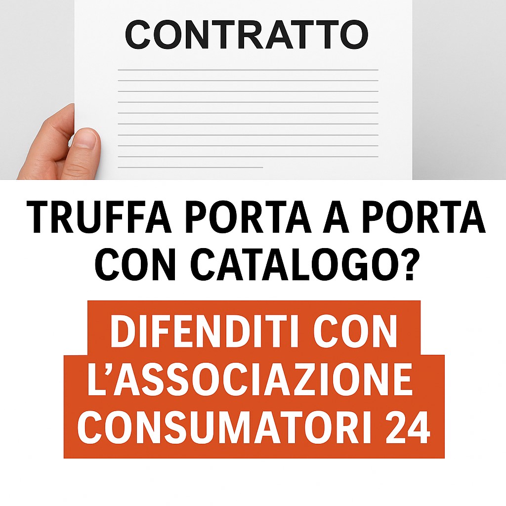 truffa porta a porta con catalogo