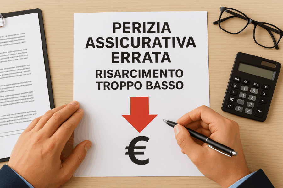 perizia assicurativa errata cosa fare