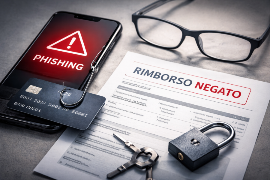 phishing bancario rimborso negato