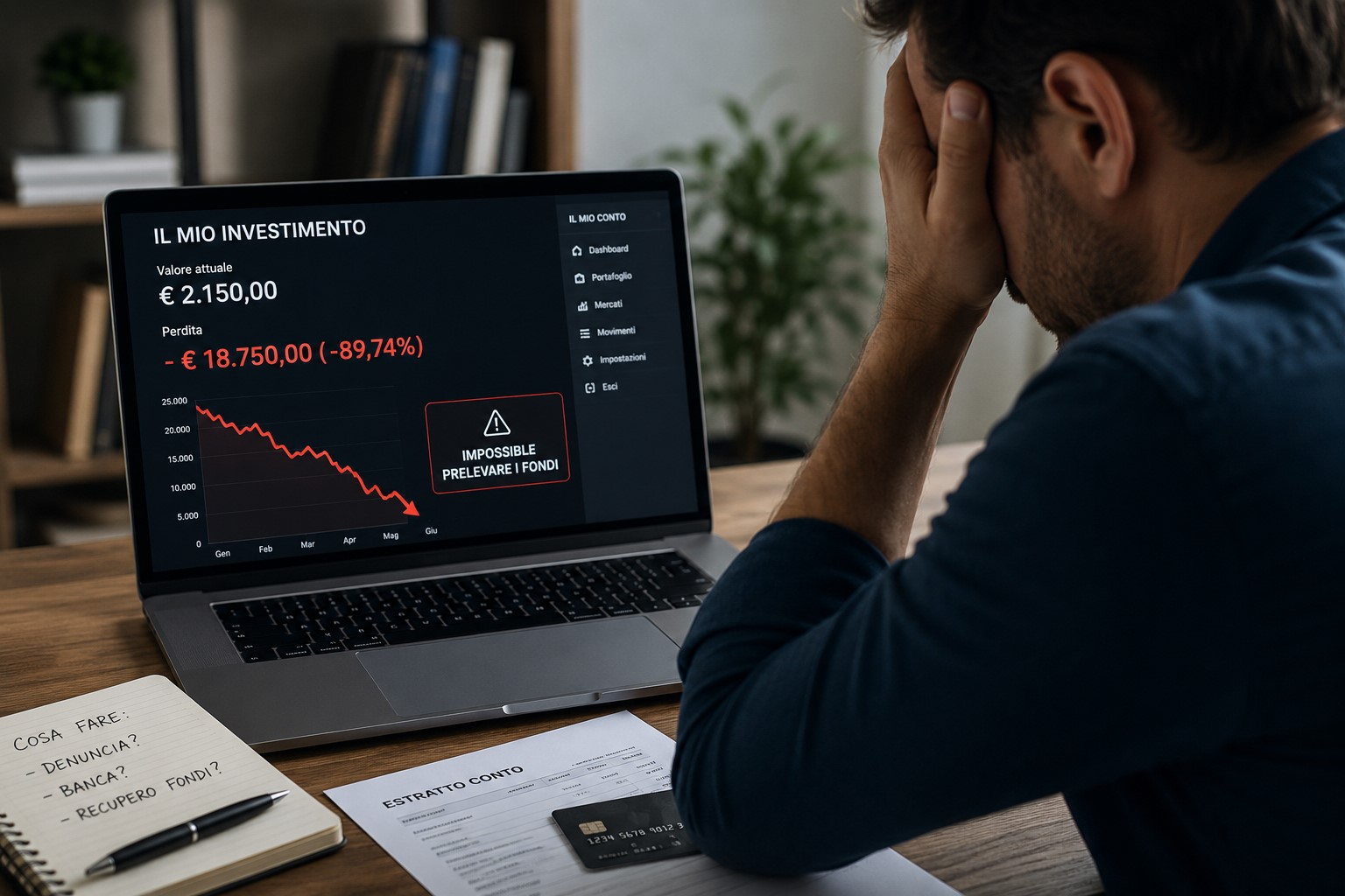 Come recuperare denaro dopo una truffa agli investimenti