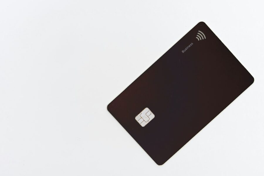 Carta di pagamento utilizzata come immagine per una frode bancaria